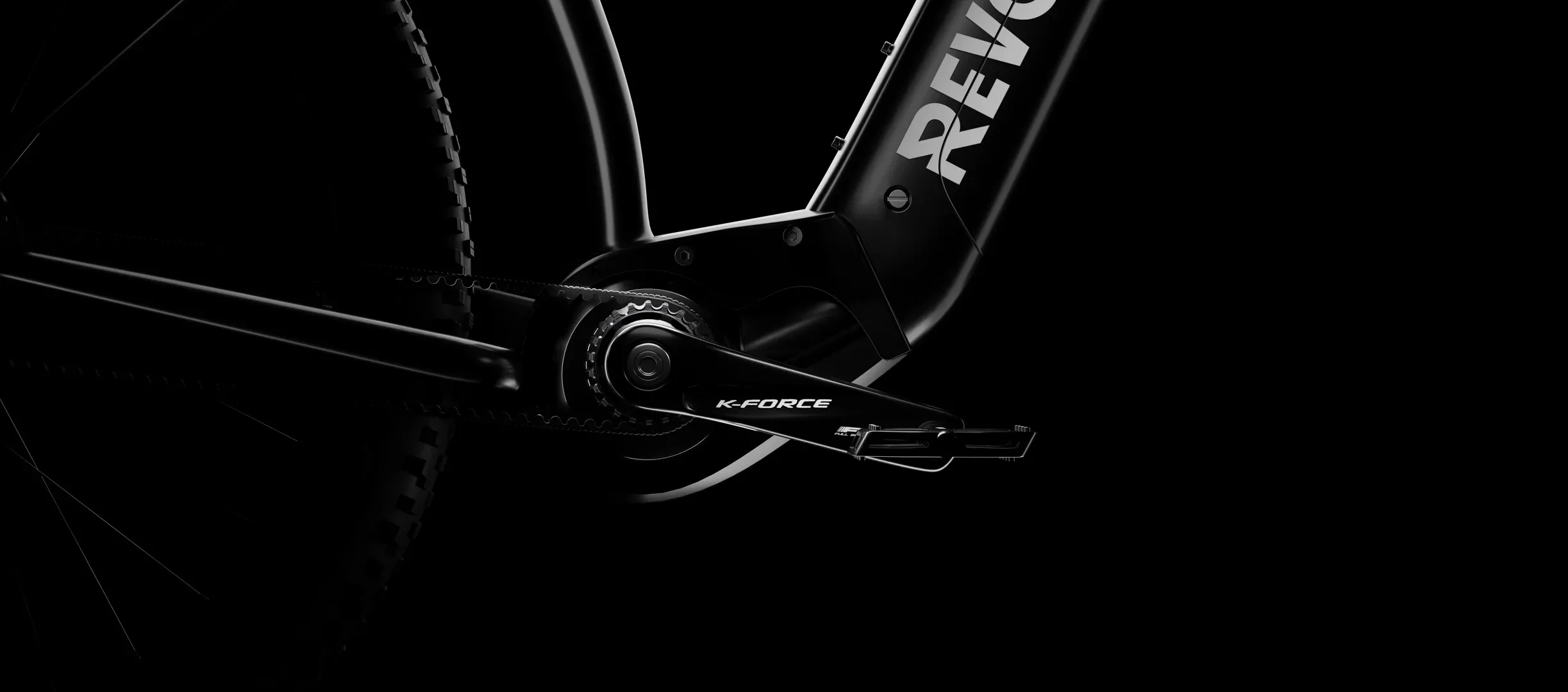 Revonte One, e-bike drive system as 3D rendering