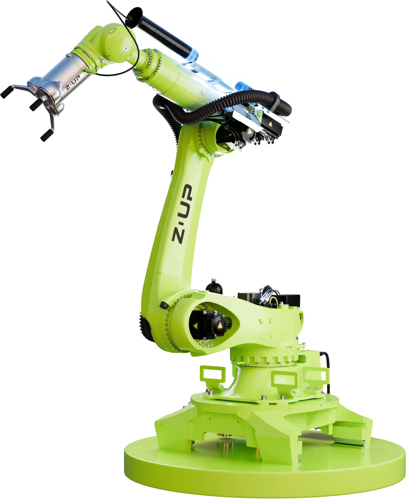 Industrial robot arm, CGI render by Z-Up Studio